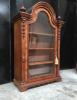 Shaped Dome Carved Display Cabinet 
